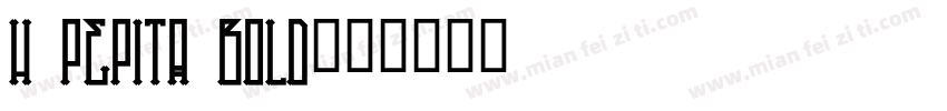 H Pepita Bold字体转换
